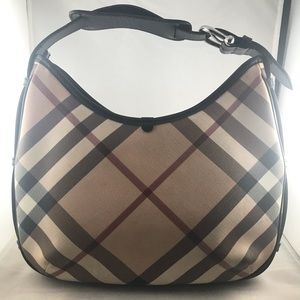 Burberry Barton Nova Check Small Hobo bag